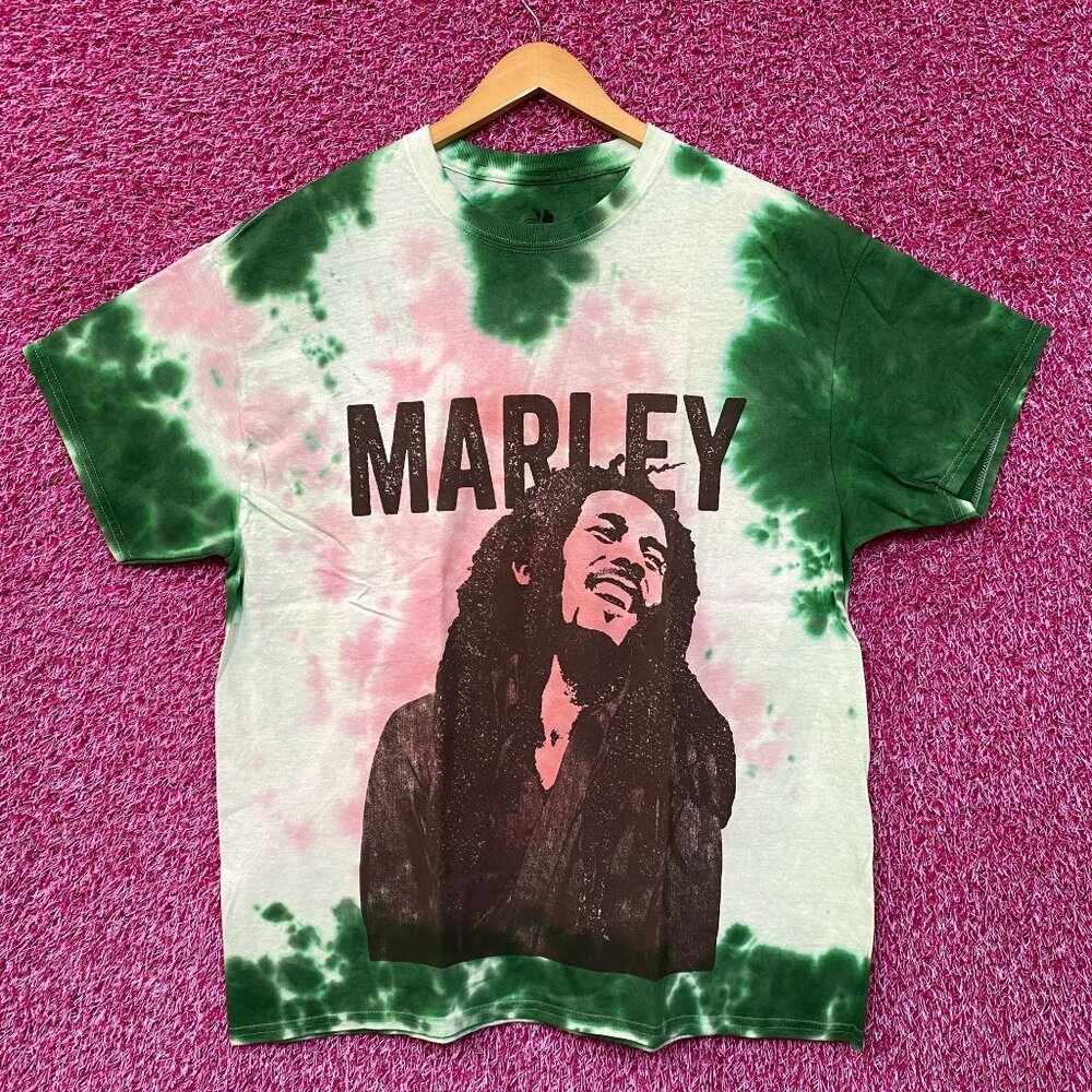 Bob Marley One Love Jamaican Reggae Poster Tie Dye 1X